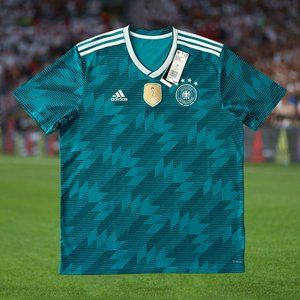 Germany 2018/19 NWT Authentic Away Soccer Jersey XL BR3144 Futbol Trikot Maillot